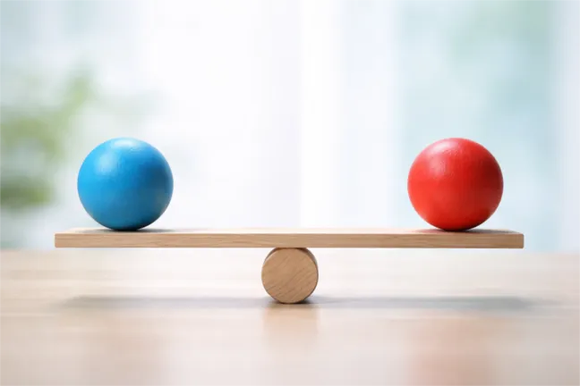 「五分五分」の意味　語源　使い方・類義語・英語