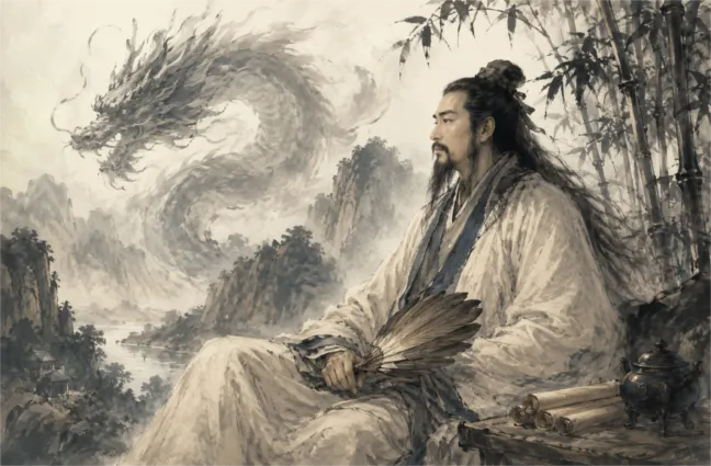 「孔明臥竜」の意味は？語源や使い方・類義語・英語